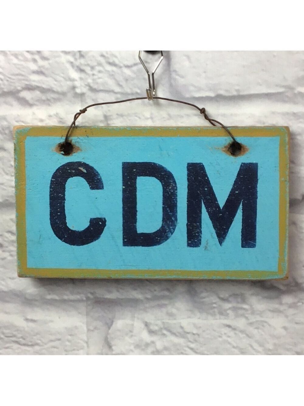 Rustic Corona Del Mar CDM Handmade sign The OC